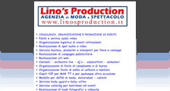 Desktop Screenshot of linosproduction.it